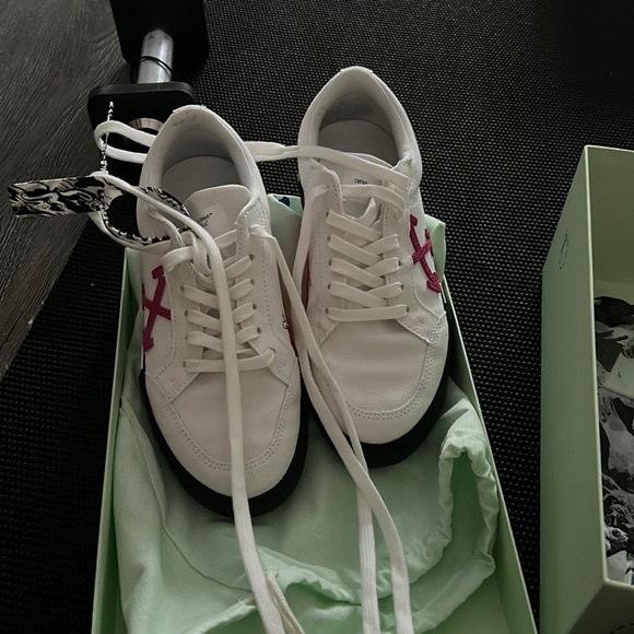 Off-White Shoes - Off white white fuscia shoes